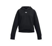 Under Armour Girl's UA Rival Fleece Crop Hoodie Shirt Black