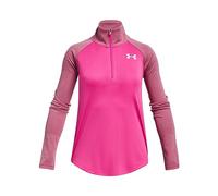 Under Armour Girls' Tech 1/2 Zip Top Junior - Pink 14+Y