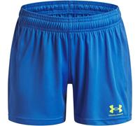 Under Armour Girls Woven Tracksuit Shorts in Blue Atlantis - Size 5-6Y