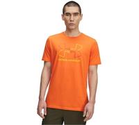 Under Armour Global Line Foundation Updated Short Sleeve, Super-Soft and Comfortable Men's T-Shirt, Fast-Drying Gym Tee for Training and Casual Wear,Orange Base/Surplus Orange/Squad Orange,LG