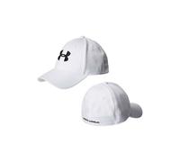 Under Armour Golf Classic Fit Blitzing Stretch Fitted White Mens Cap 1254123 100