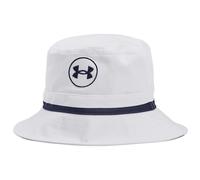 Under Armour Unisex Driver Golf Bucket Hat - White/Midnight Navy - M/L