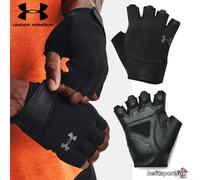 UNDER ARMOUR GYM GLOVES MENS TRAINING WEIGHT LIFTING PRO FITNESS PADDED BLACK