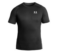 Under Armour HeatGear Compression Short Sleeve T-Shirt Black White - XXL