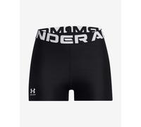 Under Armour Women's HeatGear Shorty, Comfortable, Moisture-Wicking Ladies Gym Shorts, Chafe-Free Compression Shorts for Training Black