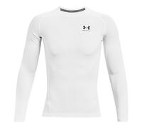 Under Armour Heatgear Comp Long Sleeve Men-White,Black, Size XL
