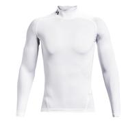 Under Armour Heatgear Comp Mock Long Sleeve Men-White, Size S