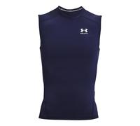 Under Armour Heatgear Comp Tank Top Men - Dark Blue, White, Size L