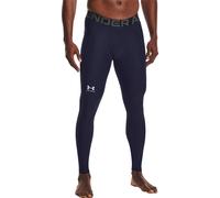 Under Armour HeatGear Compression Mens Running Tights Blue Base Layer Run Sports