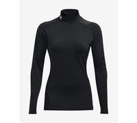 Under Armour HeatGear Compression Mock Long Sleeve T-Shirt Black - S