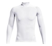 Under Armour HeatGear Compression Mock T-Shirt 'White Black' 1369606-100 XXL
