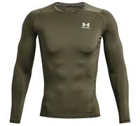 Under Armour HeatGear Compression Thermal Shirt - Marine OD Green/White