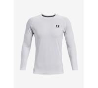 Under Armour HeatGear Fitted Long-Sleeved Top White - XL