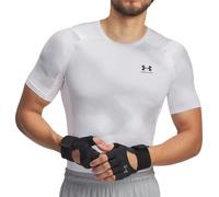 Under Armour HeatGear Mens Training Top White Printed Short Sleeve Gym T-Shirt