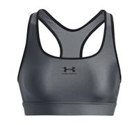 Under Armour Heatgear Mid Padless Sports Bra Women Grey C012