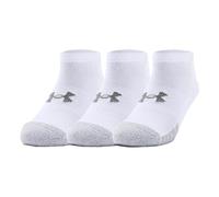 Under Armour HeatGear No Show Socks 3-Pack 'White' 1346755-100 XL