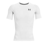 Under Armour HeatGear T-Shirt Asia Sizing 'White Black' 1361518-100 XXXL