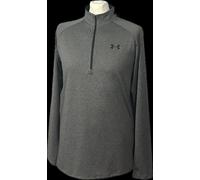 UNDER ARMOUR HEATGEAR TECH 2.0 TOP - 1/2 ZIP LONG SLEEVED - Men's Size Small - S