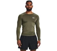 Under Armour UA HG Armour Comp LS - Long Sleeve - Tops - Marine OD Green/White - Size: XS