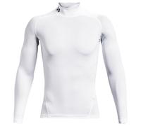 Under Armour Men's UA HG Armour Comp Mock LS Shirt White