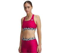 Under Armour Hg Mid Branded Sports Bra Women's Pink, S Ladies