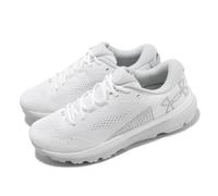 Under Armour Mens HOVR Infinite 5 Running Shoes White/Halo Grey 9 (44)