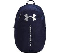 Under Armour Unisex Hustle Lite Water Resistant Backpack Navy Silver One Size