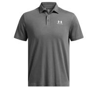 Under Armour Icon Polo Shirt - Castlerock Light Heather/White