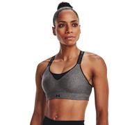 Under Armour Infinity High Heather Bra Sport Bra, Women Grey, Charcoal Light Heather / Black / Jet Gray (019), SM