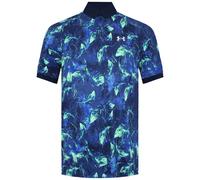 Under Armour Is-Chill BOF Mens Navy/Green Polo Shirt