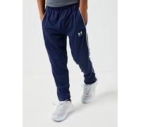 Under Armour Boys' Challenger Training Pant, Comfortable and Stretchy Boys' Joggers with Ankle Zips, Tracksuit Bottoms for Sports, Athletics and Casual Wear,Midnight Navy / / White,YMD