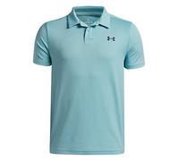 UNDER ARMOUR Junior Boys Golf Matchplay Short Sleeve Polo, Blue, Size M=9-10 Years Blue