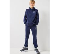UNDER ARMOUR Junior Boys Rival 2-Piece Full-Zip Tracksuit Set, Midnight Navy / Downpour Gray, Size Xs Midnight Navy / Downpour Gray