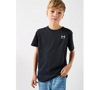 Under Armour Boys T-Shirt Sportstyle LC SS Black Youth Small 130-140 cm