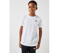 UNDER ARMOUR Junior Boys Sportstyle Left Chest Logo T-Shirt, White / / Black, Size L White / / Black