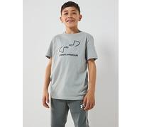 Under Armour GL Foundation SS - Titanium, Illusion Green - YLG
