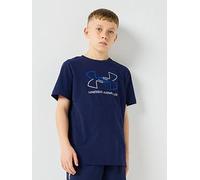 UNDER ARMOUR Junior Boys Training Gl Foundation T-Shirt - Navy, Navy, Size Xs Navy