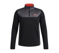 UNDER ARMOUR Junior Boys Training Tech Utility 1/4 Zip Top, Black, Size L=11-12 Years Black