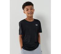 UNDER ARMOUR Junior Boys Training Tech Vent Short Sleeve T-Shirt, Black, Size Xl=15-16 Years Black