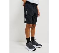 UNDER ARMOUR Junior Boys Woven Wordmark Shorts, Black / / White, Size Xs Black / / White