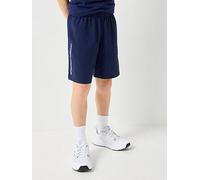 UNDER ARMOUR Junior Boys Woven Wordmark Shorts, Navy, Size L Navy