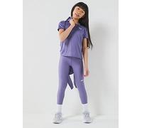 UNDER ARMOUR Junior Girls Training HG Legging, Purple, Size L=11-12 Years Purple