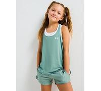 UNDER ARMOUR Junior Girls Training Tech Knockout Tank - Green, Silica Green / / White, Size Xl Ilica Green / / White