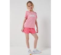 UNDER ARMOUR Junior Girls Training Tech Play Up Short, Pink, Size Xl=15-16 Years Pink