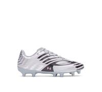 UNDER ARMOUR Junior Shadow Club 4 Firm Ground Football Boot, Grey, Size 10.5 Younger Grey