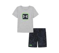 Under Armour Kids 2 Piece T-Shirt and Shorts Set Infants Mod Grey 2-3 Years