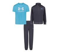 Under Armour Kids 3Pc Brawler Set Baby Grey/Blue 4-5 Years