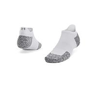 Under Armour Kids AD Run Cushion 1 Pack NS Tab Socks White/Grey 7-11