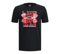 Under Armour Kids Boys Box Logo Camo Short Sleeve T-Shirt Black/White 5-6 Years