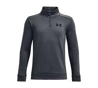 Under Armour Kids Fleece Quarter Zip Top Pitch Grey 9-10 Years